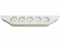 Полочка под масло 5 отверстий ПМ-5 М липа